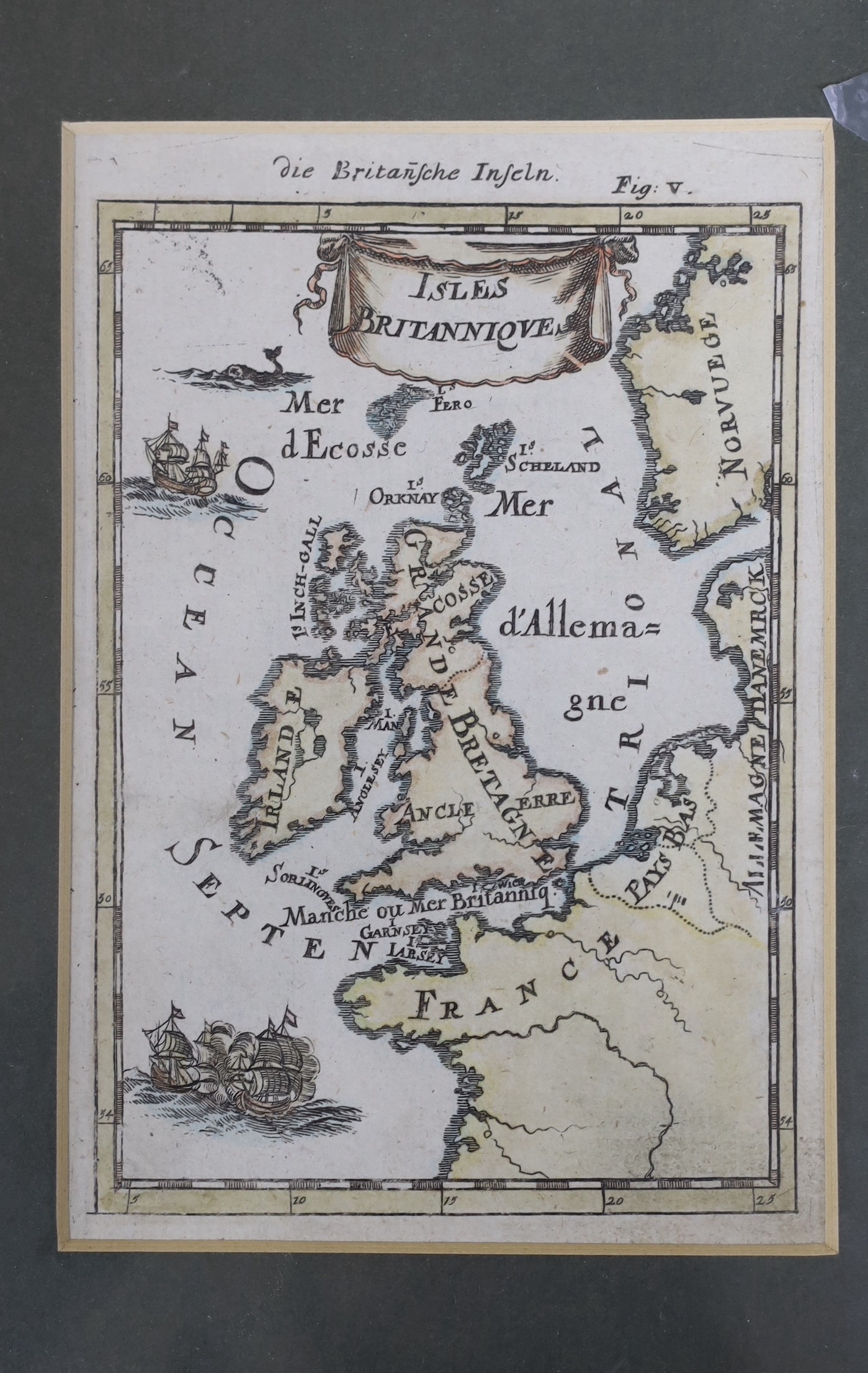 A selection of seven early maps, to include Exeter, Frankfurt, etc.